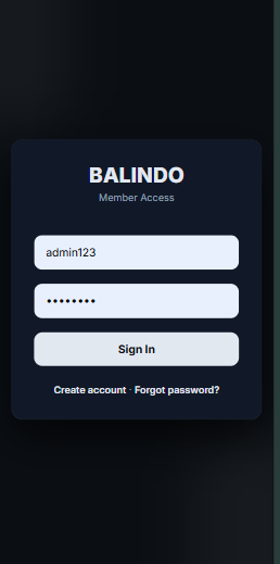 Balindo App
